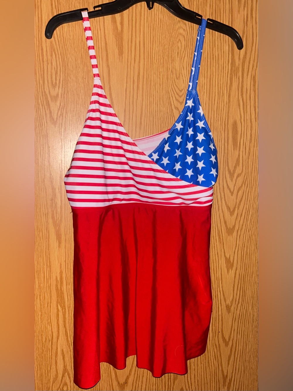 Women’s Red, White & Blue One-Piece Swimsuit